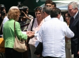 Raúl Castro despide a James y Rosalynn Carter
