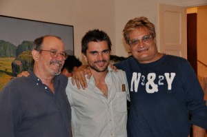 Silvio, Juanes y Amaury. (Cortesa de La Jiribilla)