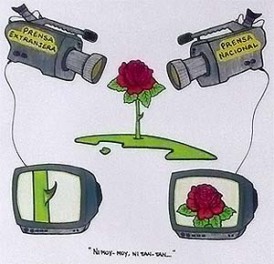 TV que no se ve, caricatura de Gerardo Hernández