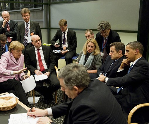 Cumbre de Copenhague_reunión de los países ricos con Barack Obama