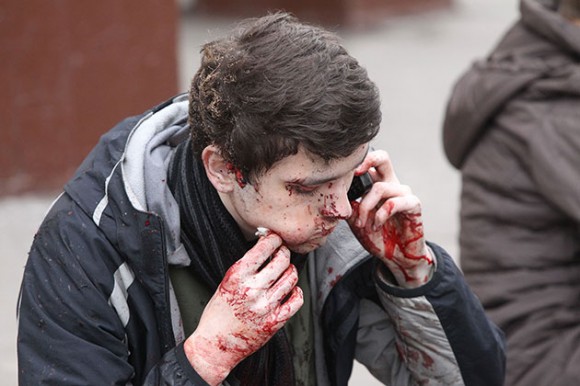 Atentado en Moscú Foto: AFP