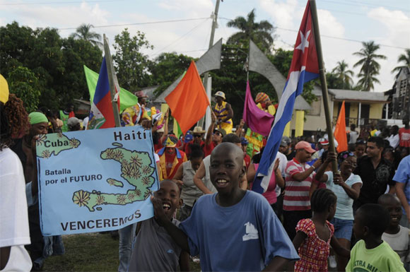 Haití: Actividades desarrolladas por la brigada artística cubana  Marta Machado