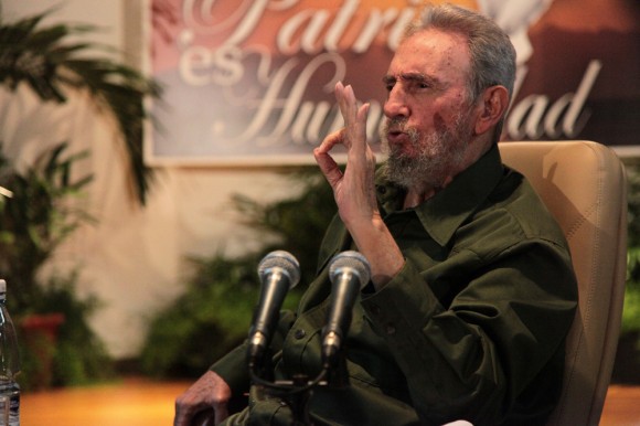 Fidel Castro en el Memorial Jos Mart. Foto: Silvio Rodrguez