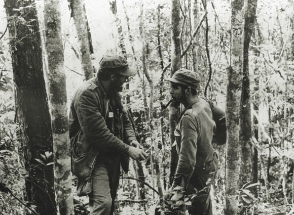 El Che y Fidel en la Sierra Maestra