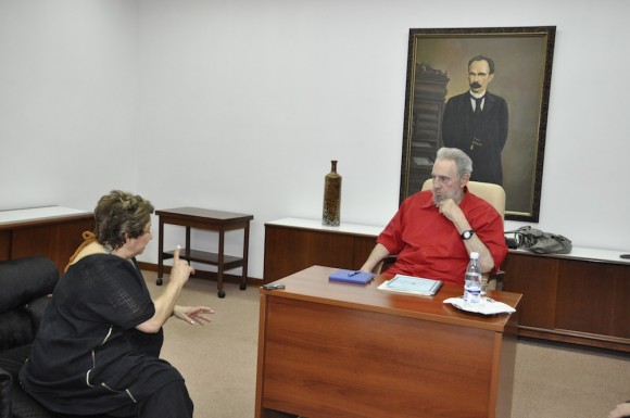 Fidel Castro y Carmen Lira Saade Foto: Estudios Revolución