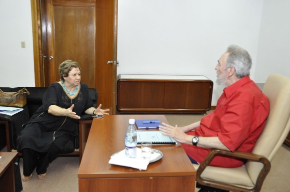 Fidel y Carmen Lira Foto: Estudios Revolución