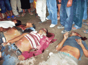 Masacre de campesinos en Honduras. Foto: El Libertador