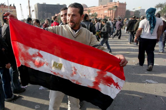 Protestas en Egipto. Foto: AFP