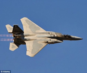 El avión F15E, del Ejército de los EEUU, utilizado contra Libia.
