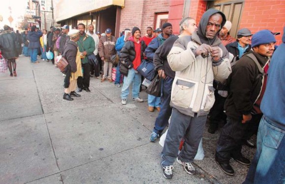 Pobres en Nueva York. Foto: Getty Images