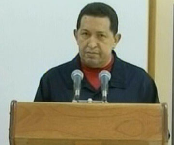 Presidente Hugo Chávez habla al pueblo venezolano desde Cuba