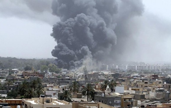 Bombardeo en Trípoli de la OTAN