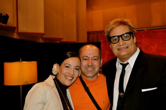 Lizt, Manolito Iglesias y  Amaury en "Con 2 que se quieran". Foto: Petí
