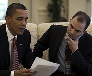 Obama y Ben Rhodes.