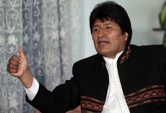 El Presidente Evo Morales en entrevista con la Mesa Redonda. Foto: Ismael Francisco