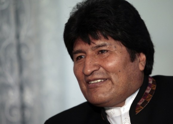 El Presidente Evo Morales en entrevista con la Mesa Redonda. Foto: Ismael Francisco
