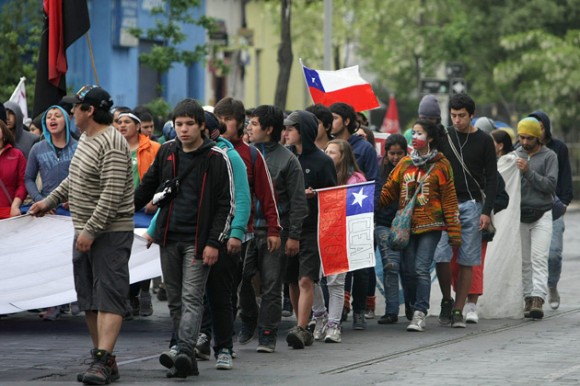 Universitarios chilenos afirman que seguirán movilizados. Foto: EFE