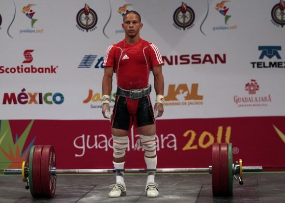 Sergio Álvarez se convirtió enTricampeón Panamericano en las pesas. Foto: Ismael Francisco