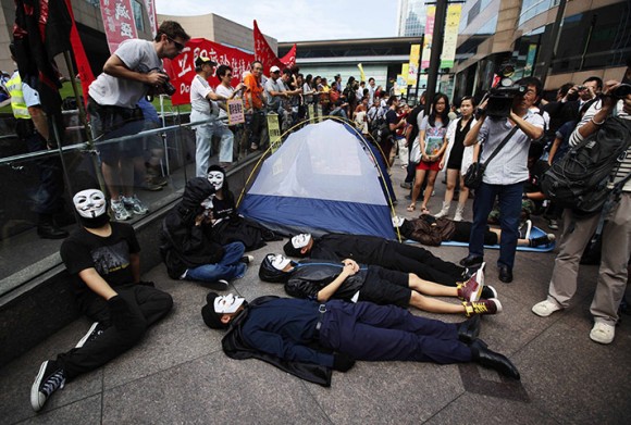Occupy Hong Kong. Foto: AP