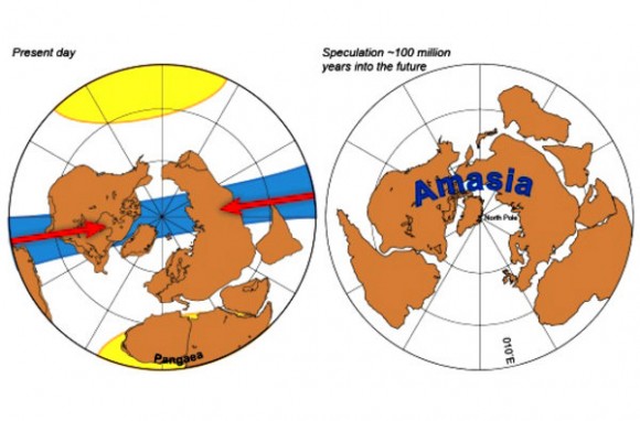 "Amasia" el próximo supercontinente que surgirá de la fusión de América y Asia