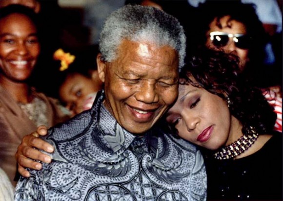Con Mandela. Foto: Reuters