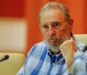 Preside Fidel encuentro con integrantes del Crucero por la Paz