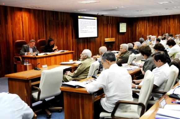 Reunión ampliada del Consejo de Ministros. Foto: Raúl Abreu