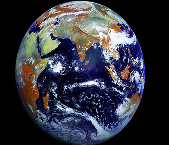 Imagen tomada por el satélite ruso Elektro-L