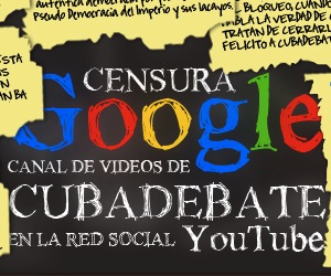 Google responde: Los cubanos deben abstenerse de usar servicios de Internet si EEUU así lo decide