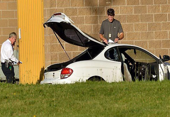 El auto del sospechoso. Foto: Huffington Post