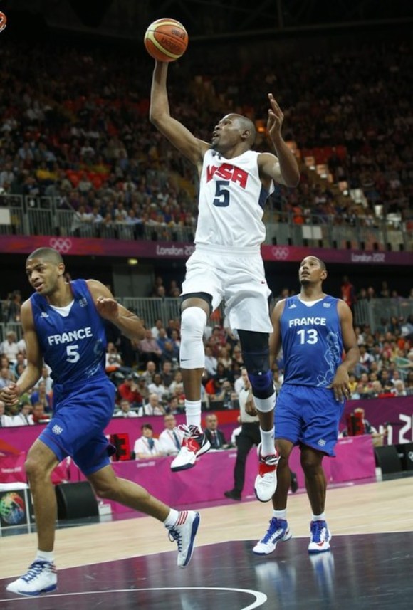 Kevin Durant, Estados Unidos, una de las estrellas del basket olímpico