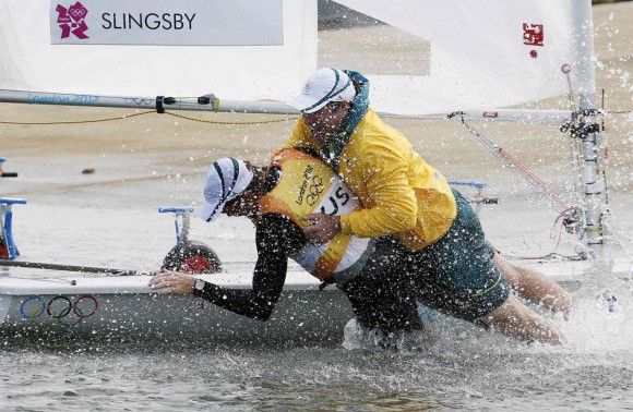 El australiano Tom Slingsby, campeón olímpico de vela. Foto: Reuters