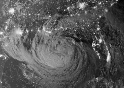 Imagen del Huracán Isaac divulgada por la NASA.