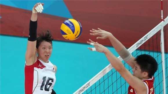 Japón venció  China en cuartos de  final del Voleibol femenino