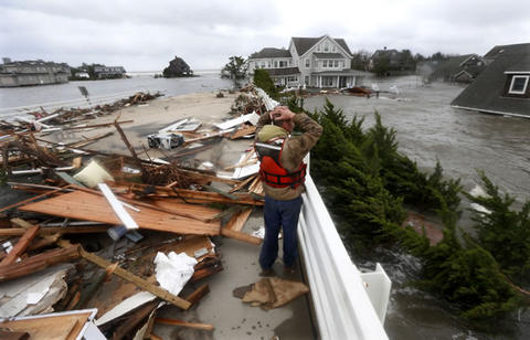 Sandy en Estados Unidos. Foto: AP 