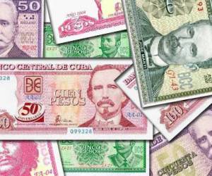 Billetes dinero cubano