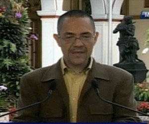 Ministro de Comunicación e Información, Ernesto Villegas.