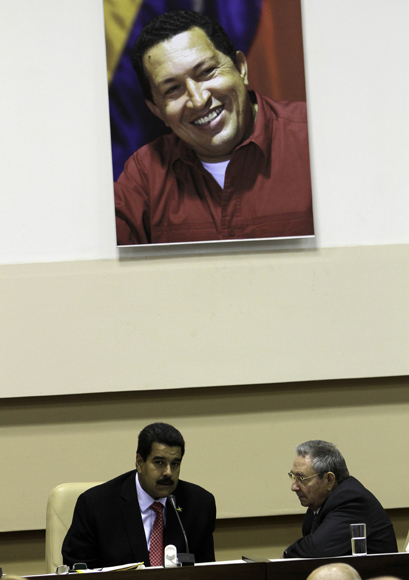 Presiden Raúl Castro y Nicolás Maduro, calusura de la Comisión Intergubernamental Cuba-Venezuela. Foto: Ismael Francisco/Cubadebate.