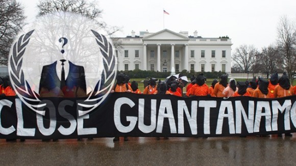Anonymus se suma el reclamo internacional por el cierre de la prisión de Guantánamo