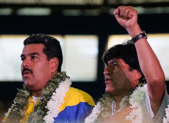 Evo y Maduro. Foto: Reuters