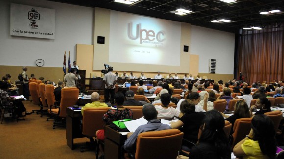 Sesiones finales del 9no Congreso de la UPEC, 13 de julio de 2013. Foto: Marcelino Vázquez/AIN