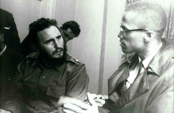 Fidel y Malcom X en el Hotel Teresa.