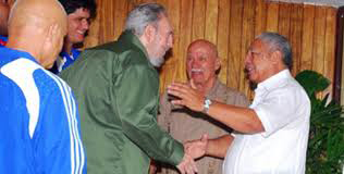 Ramón Pez Ferro junto a Fidel Castro Ruz
