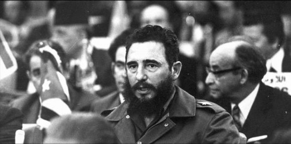 Fidel en la IV Conferencia Cumbre del Movimiento de Países No Alineados. Argel 7 de septiembre de 1973