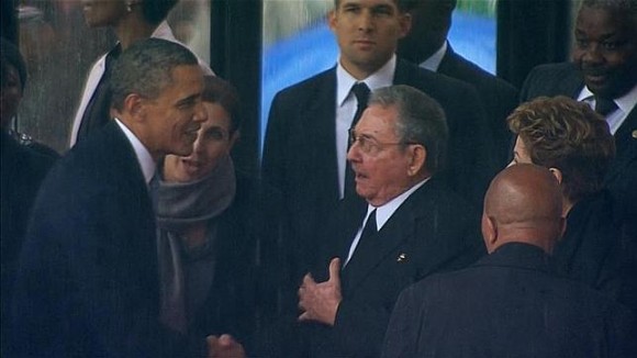 Raúl Castro und Barack Obama