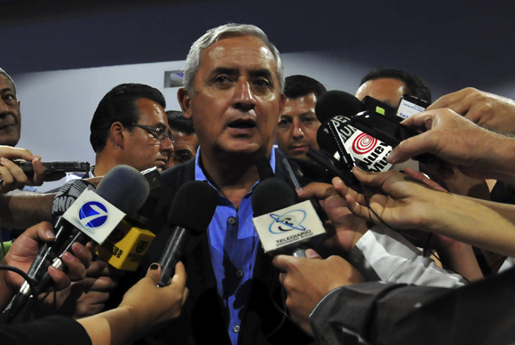 Otto Pérez Molina ofrece conferencia de prensa. Foto: Ladyrene Pérez/ Cubadebate