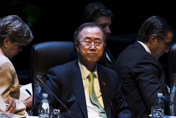 El Secretario General de la ONU, Ban Ki-moon. Foto: AP/ Adalberto Roque