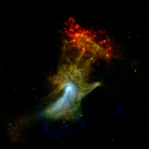 “La mano de Dios”: inesperada imagen capturada por la NASA