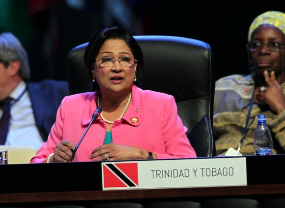 La Primera Ministra de Trinidad y Tobago, Kamla Persad-Bissessar. Foto: Ismael Francisco/ Cubadebate