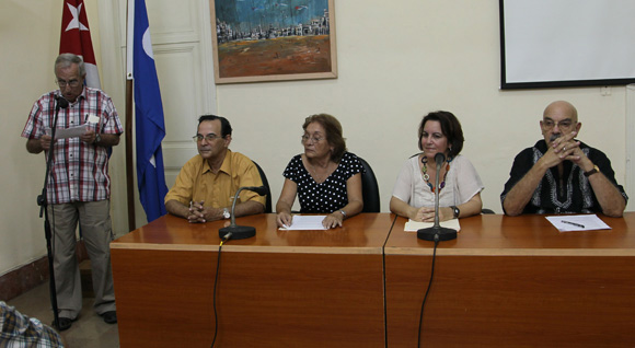 El jurado del Premio Nacional de Periodismo José Marti, y Juan Gualberto Gomez, dio a conocer los galardonados en la UPEC. Foto: Ismael Francisco/Cubadebate.